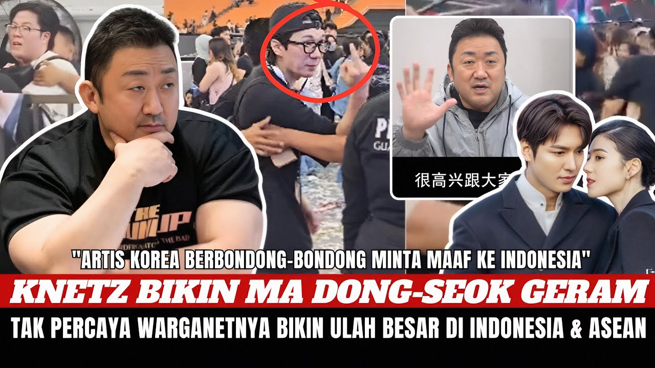 DON LEE MARAH‼️Gara-Gara KNETZ Hina Indonesia, Ma Dong-Seok Sampai Minta Maaf! SEABLINGS vs KNETZ