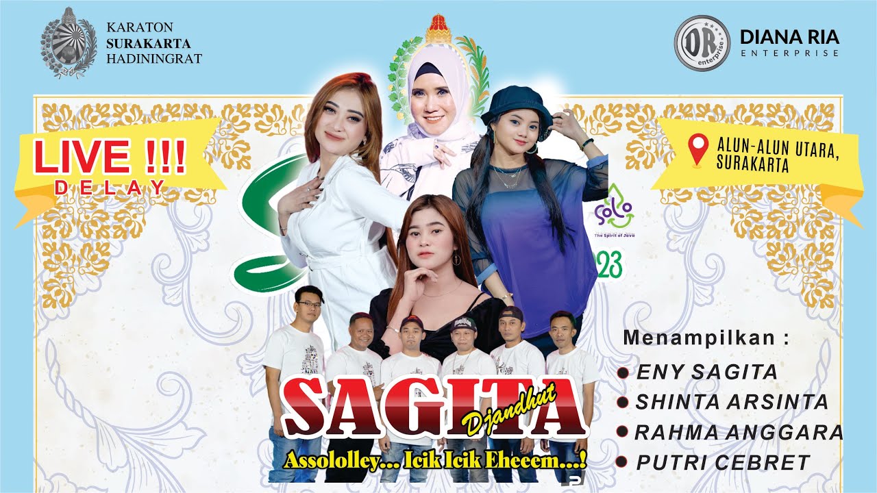 LIVE !!! SAGITA SEKATEN SOLO 2023 | ENY SAGITA | SHINTA ARSINTA | PUTRI CEBRET | RAHMA ANGGARA