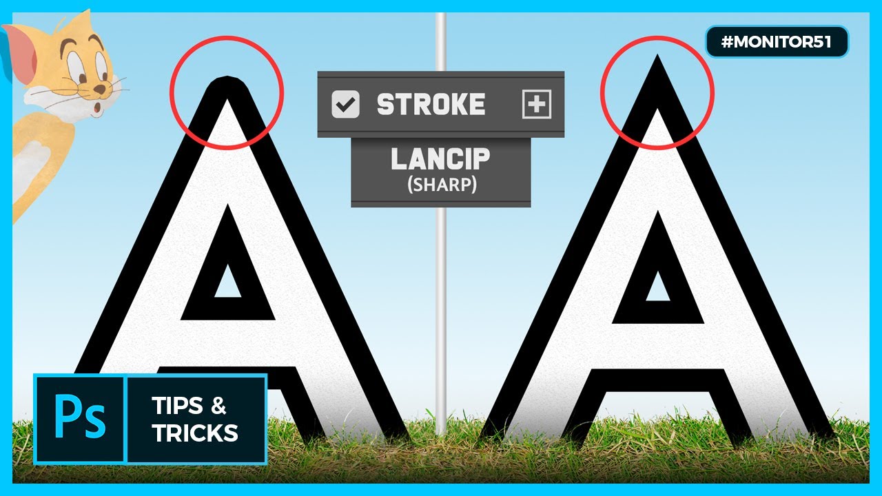 CARA MEMBUAT OUTLINE/STROKE LANCIP DI PHOTOSHOP