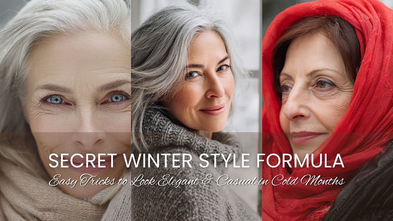 ✨ Secret Winter Style Formula Over 60: Easy Tricks to Look Elegant & Casual in Cold Months ⛄