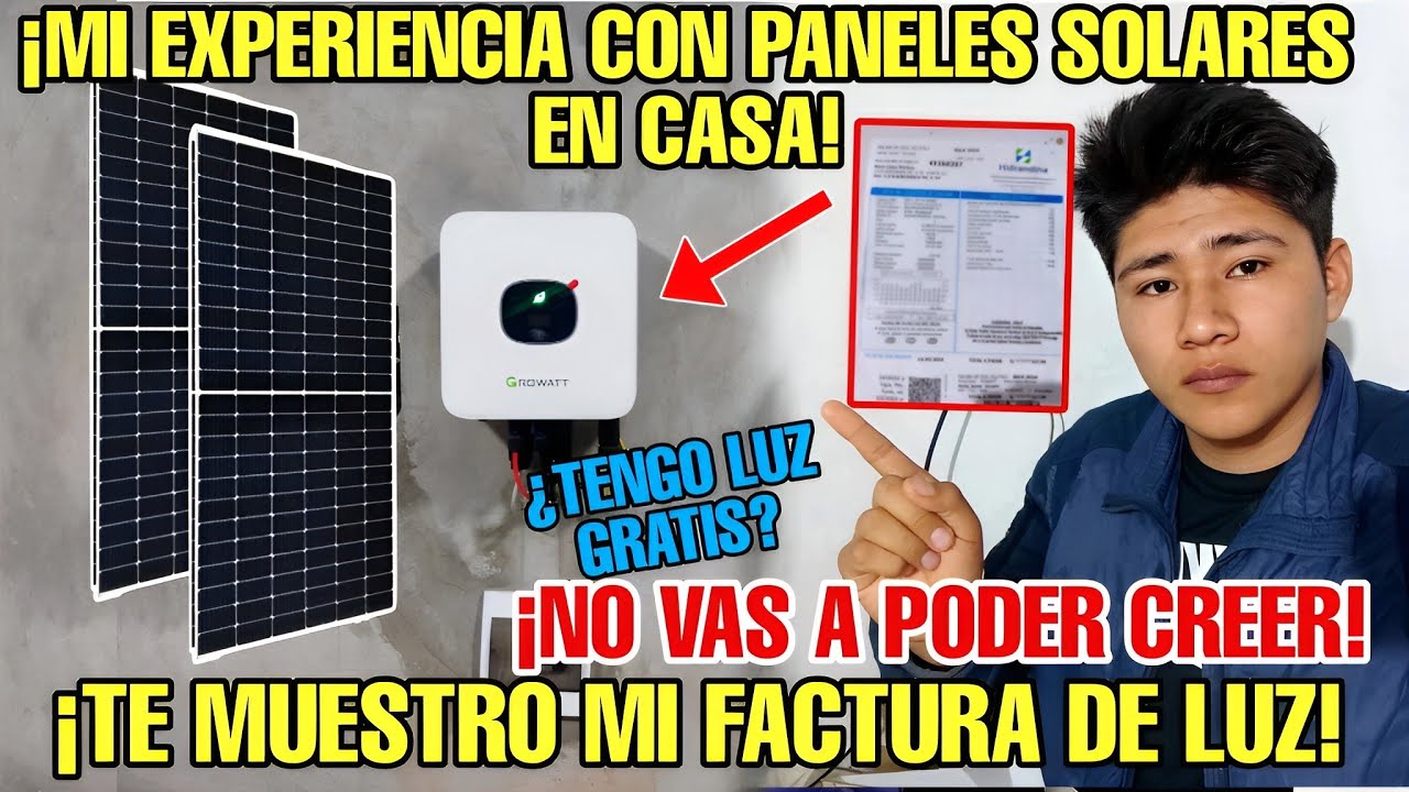 🇵🇪¡AHORRA DINERO YA💵! MI EXPERIENCIA INCREÍBLE CON UN KIT SOLAR CONECTADO A RED ¡TE LO CUENTO TODO!