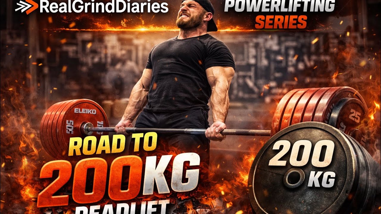 Powerlifting Series | Day 8 | 90 days challenge | Road to 200 kgs Deadlift