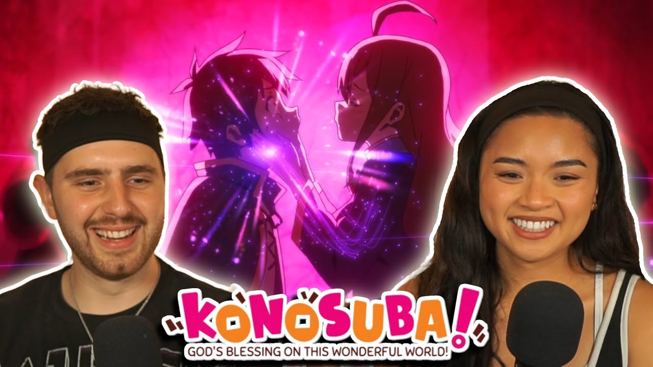 KAZUMA GETS SUCKED DRY! - Girlfriend Reacts To Konosuba Episode 10 REACTION!