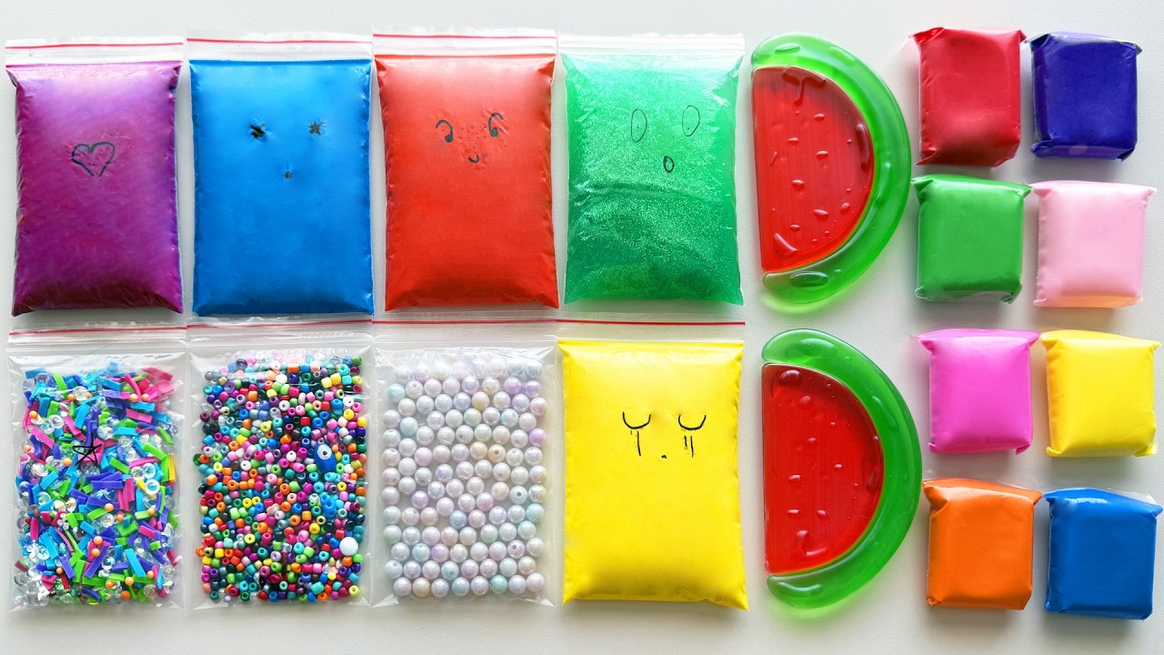 Very Relaxing Slime Making ASMR - Oddly Satisfying and Calming