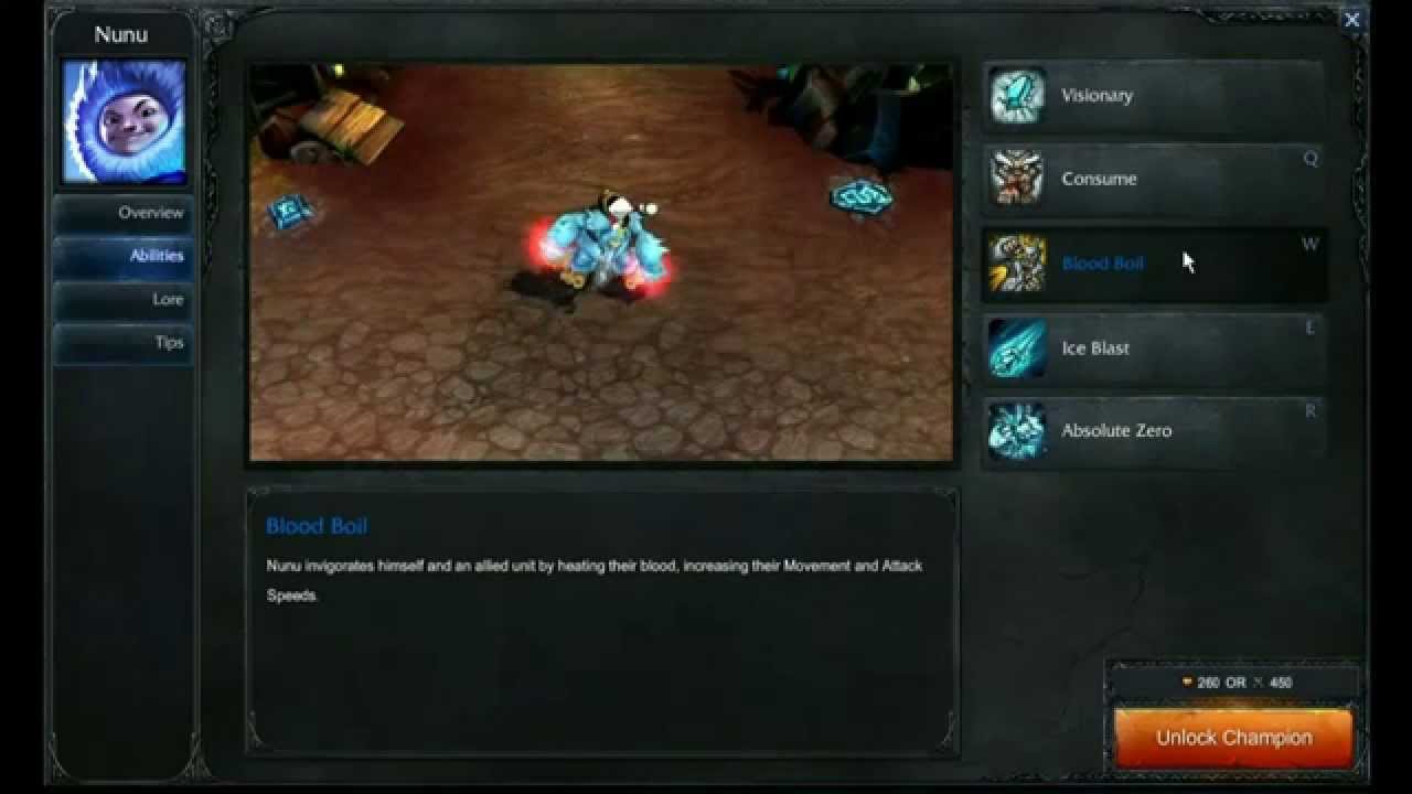 Nunu abilities - League of Legends