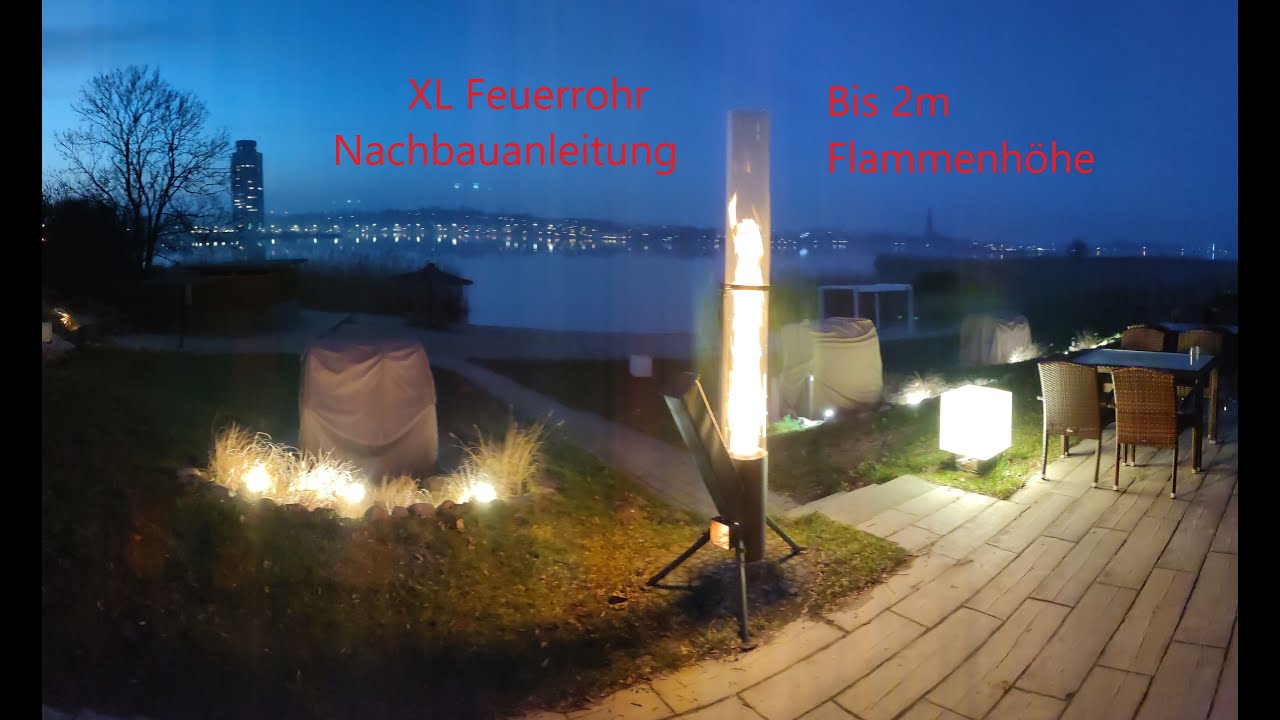 Bau des XL Feuerrohres