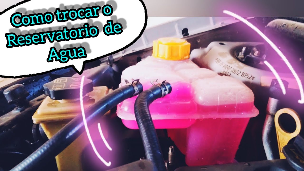 Trocando o reservatório de água do fiesta