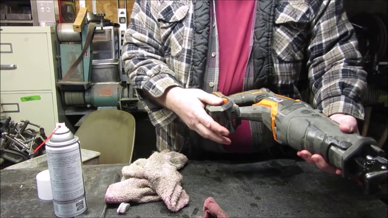 FIXING MY RIDGID RECIPROCATING SAW /SAWZALL 😜