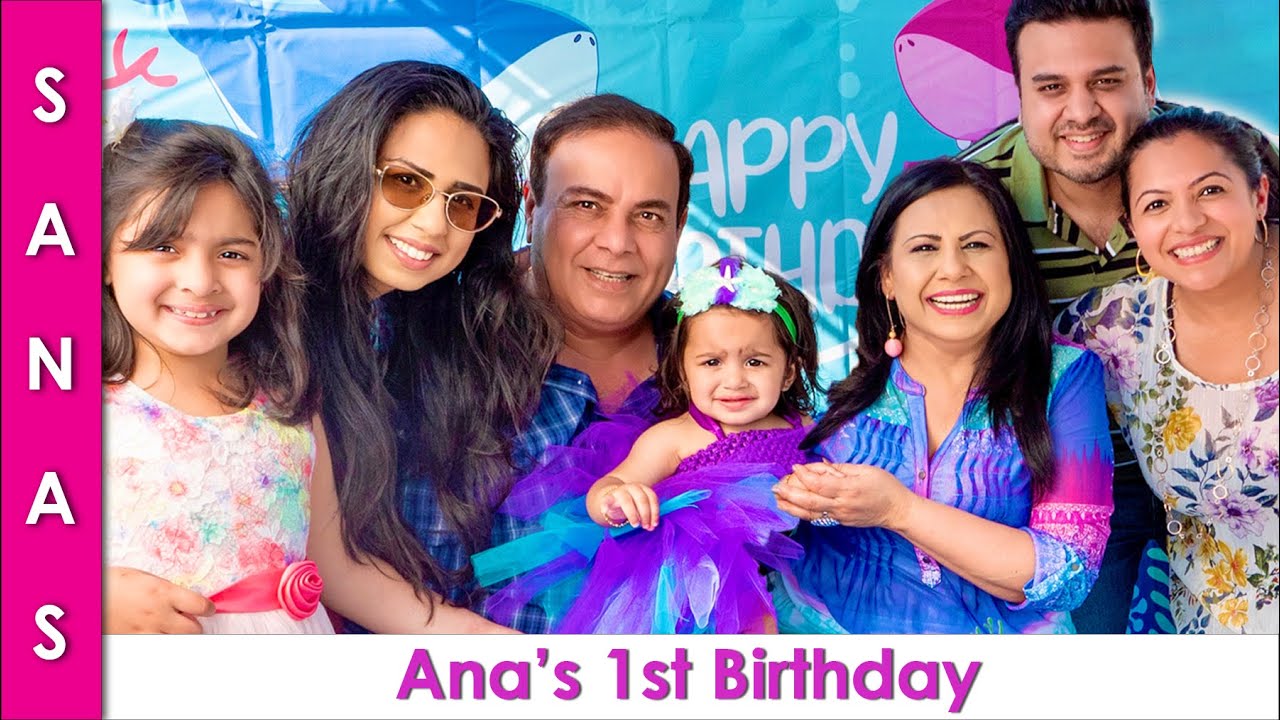 Baby Ana's 1st Birthday Celebration RKK Family VLOG in Urdu Hindi - SKS