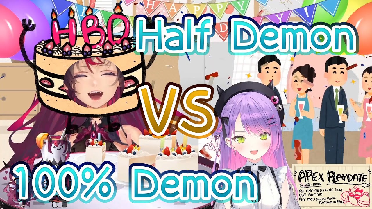【Hololive EN/JP】Half Demon IRyS VS 100% Demon Towa【Eng Sub】