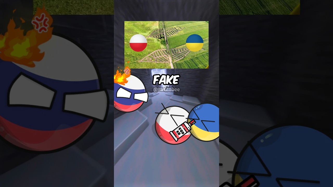 Страны с уникальными границами. Часть 2 #countryballs