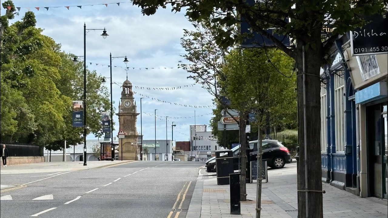 UK small town South Shields 2 - Walking｜King Street｜Ocean Road｜Pier Parade