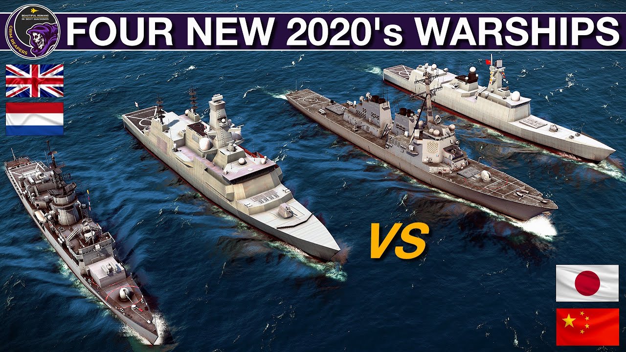 UK Type 26 & Dutch Kortenaer FFG vs Japanese Kongo DDG & Chinese Type 054A FFG | Sea Power