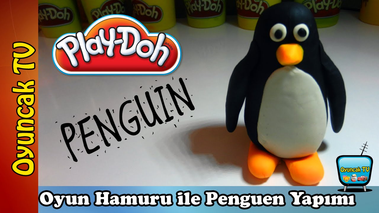Oyun Hamuru ile Penguen Yapımı | Play Doh Penguin