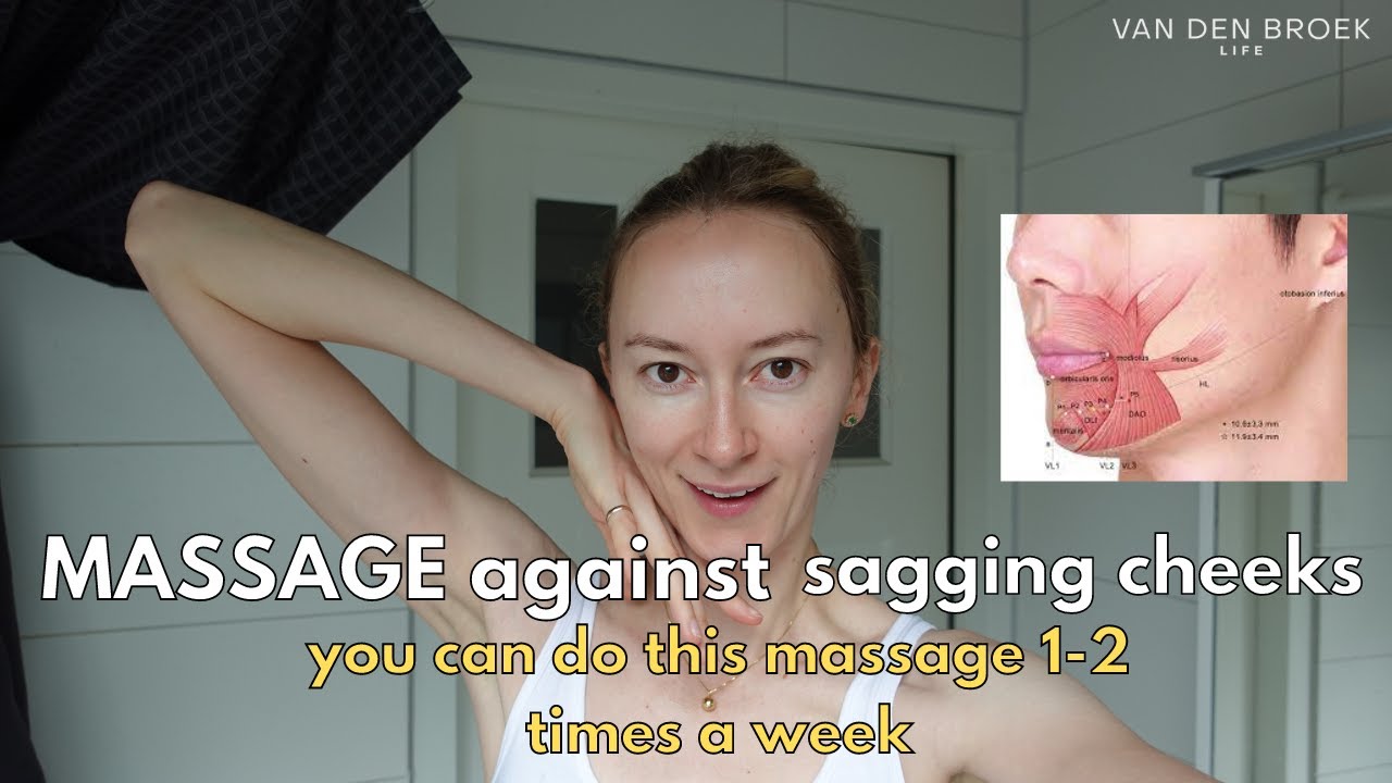 Effective facial massage against SAGGING CHEEKS