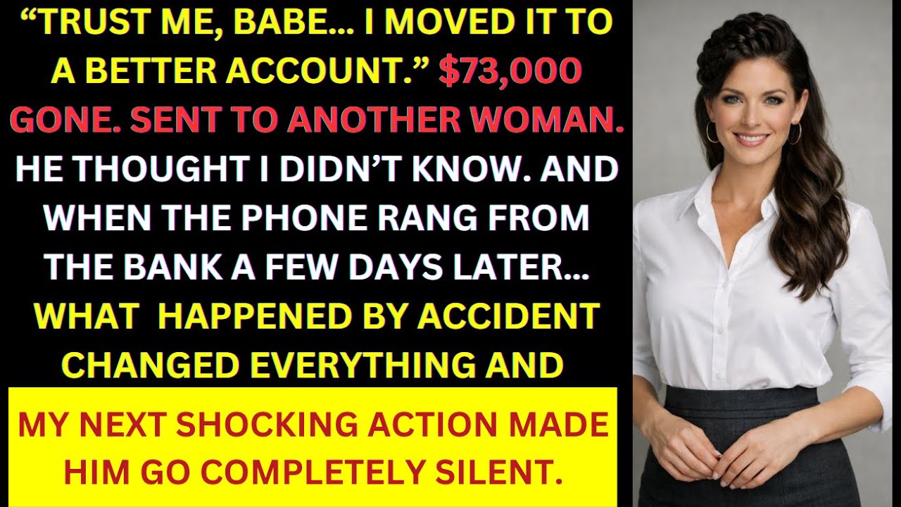 My Husband Secretly Moved Our Joint Savings to His Mistress - So I Let the Bank Tell Him the Truth