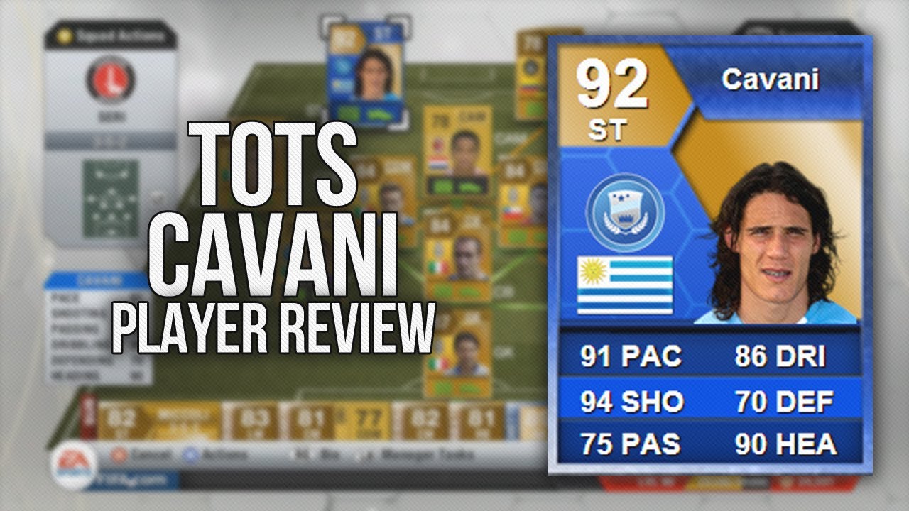 FIFA 13 - TOTS 92 CAVANI - Player Review + In Game Stats!