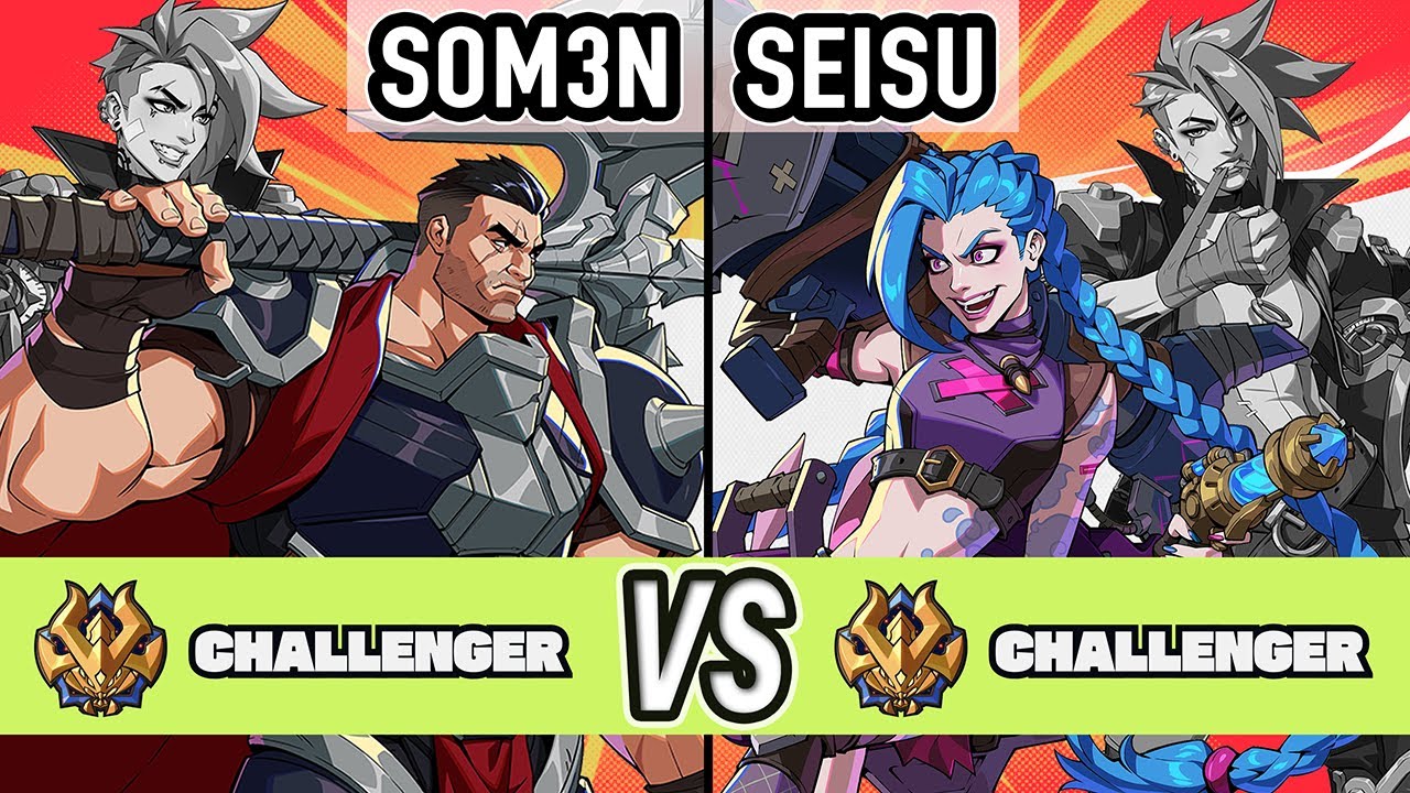 2XKO ▰ SOM3N (Darius / Vi) vs Seisu (Vi / Jinx) ▰ High Level Gameplay