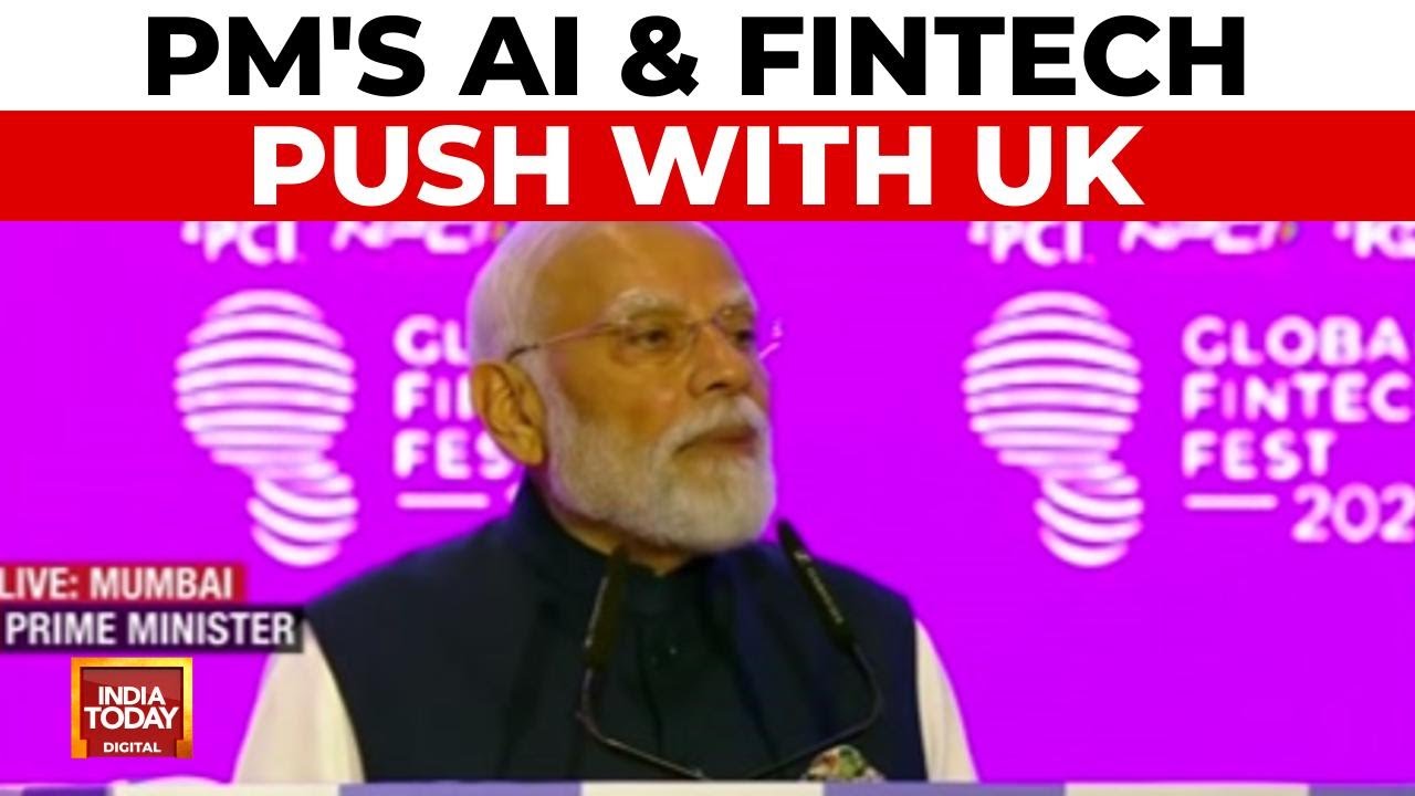 PM At Global Fintech Fest: India's 'All Inclusive' AI Vision, Deepens UK Fintech Ties