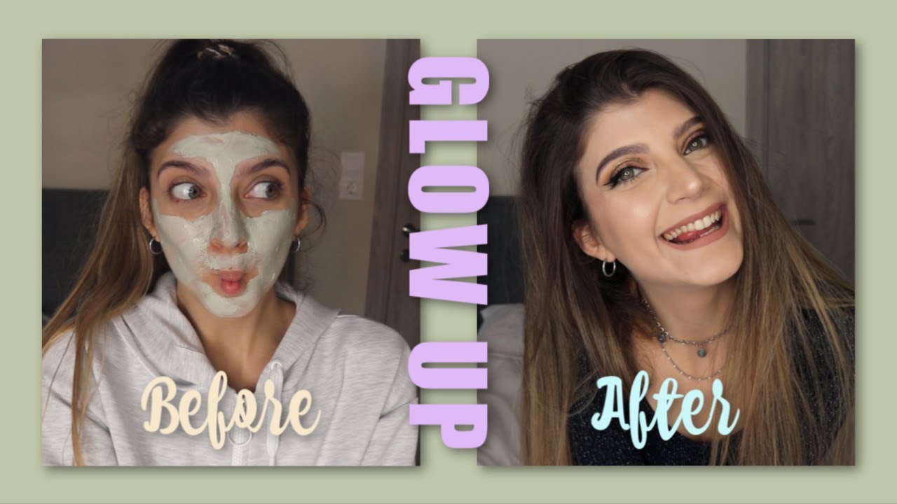 Έκανα Glow Up μόνη μου στο σπίτι || katerinaop22