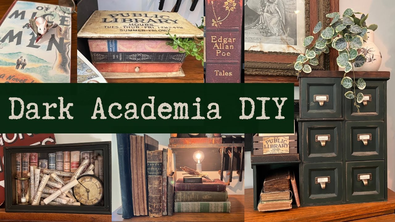 8 Dark Academia Thrift Flips: Transforming Thrifted Finds into Bookish Home Decor