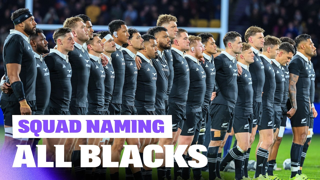 Объявление состава сборной All Blacks 2026 года