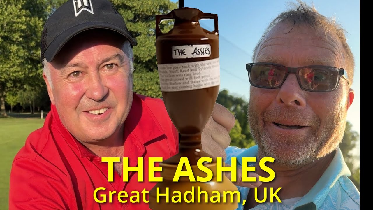 The golf Ashes at Gt Hadham, UK.