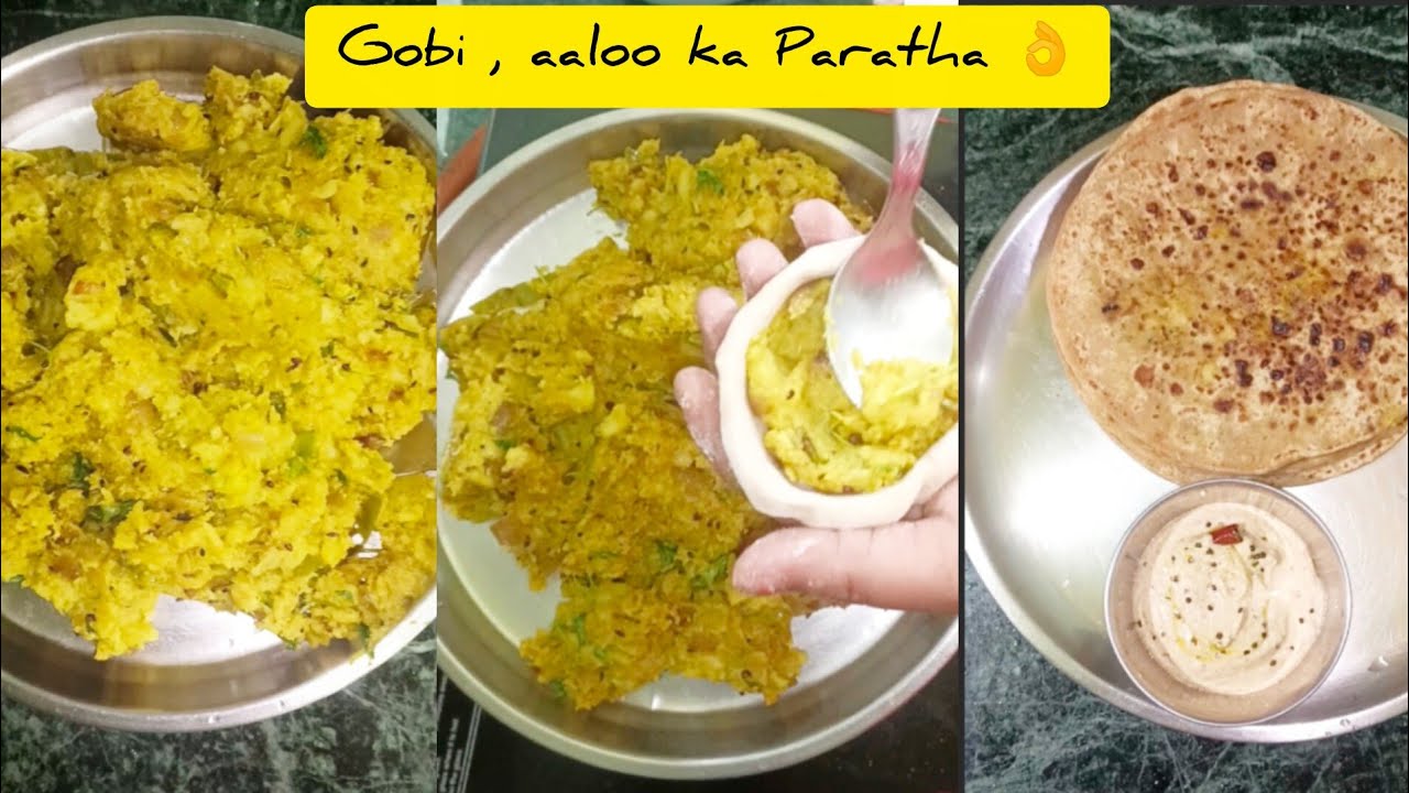 Gobi, aaloo ka Paratha 👌#cookingtips #cookingathome #homemadereceipe #cooking #recipe #foryou 