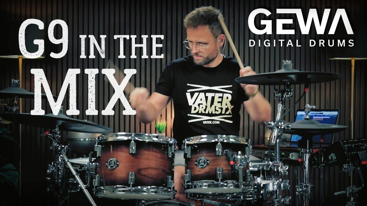 Rocking GEWA G9 electronic drums IN THE MIX / e-drum live session