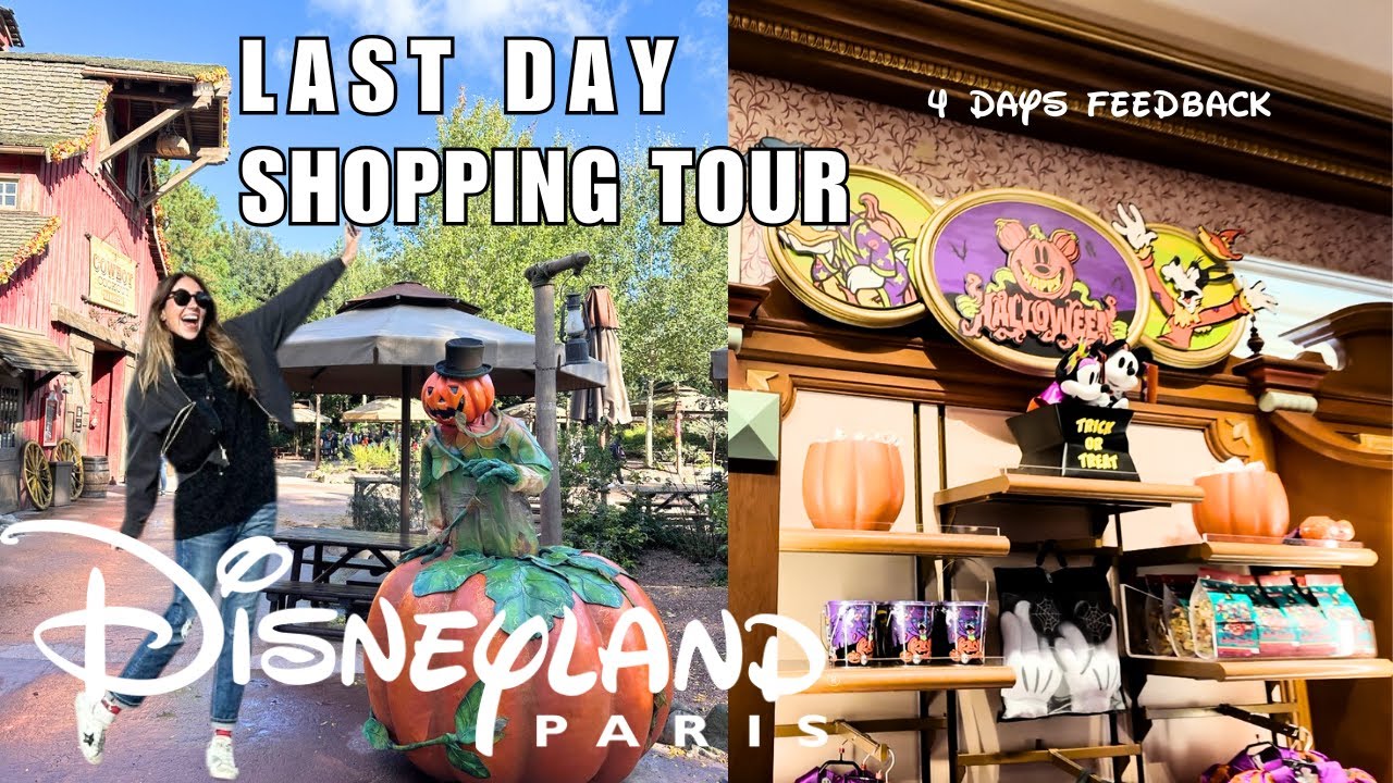 🎃 Disneyland Paris Shopping Tour | Halloween 2023 + Honest Trip Feedback 🛍️