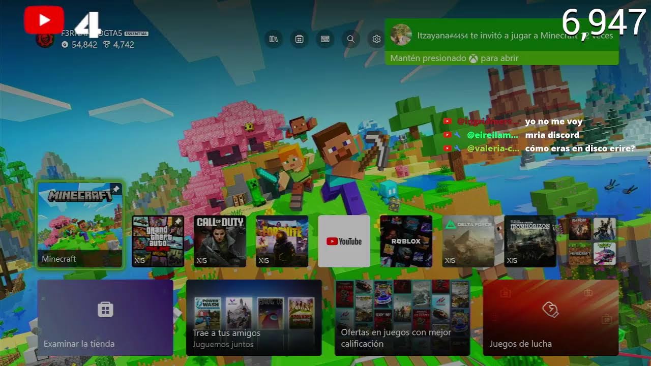 DIRECTO ¡ENVIVO! SUBS MINECRAFTBEDROCK  v26.3