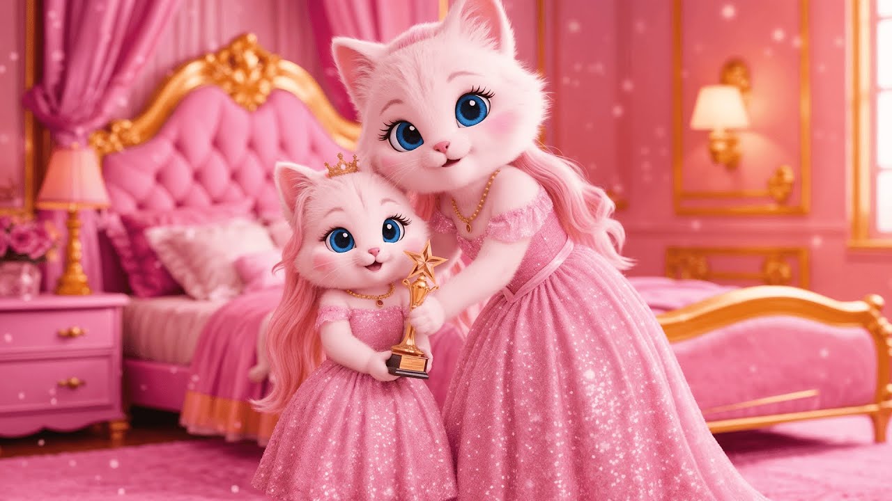 😱OMG! Mother & Baby Cat’s First Fashion Show 💄💖 | AI Meow Story ✨#aimeowstory#cat#cutecatsbaby