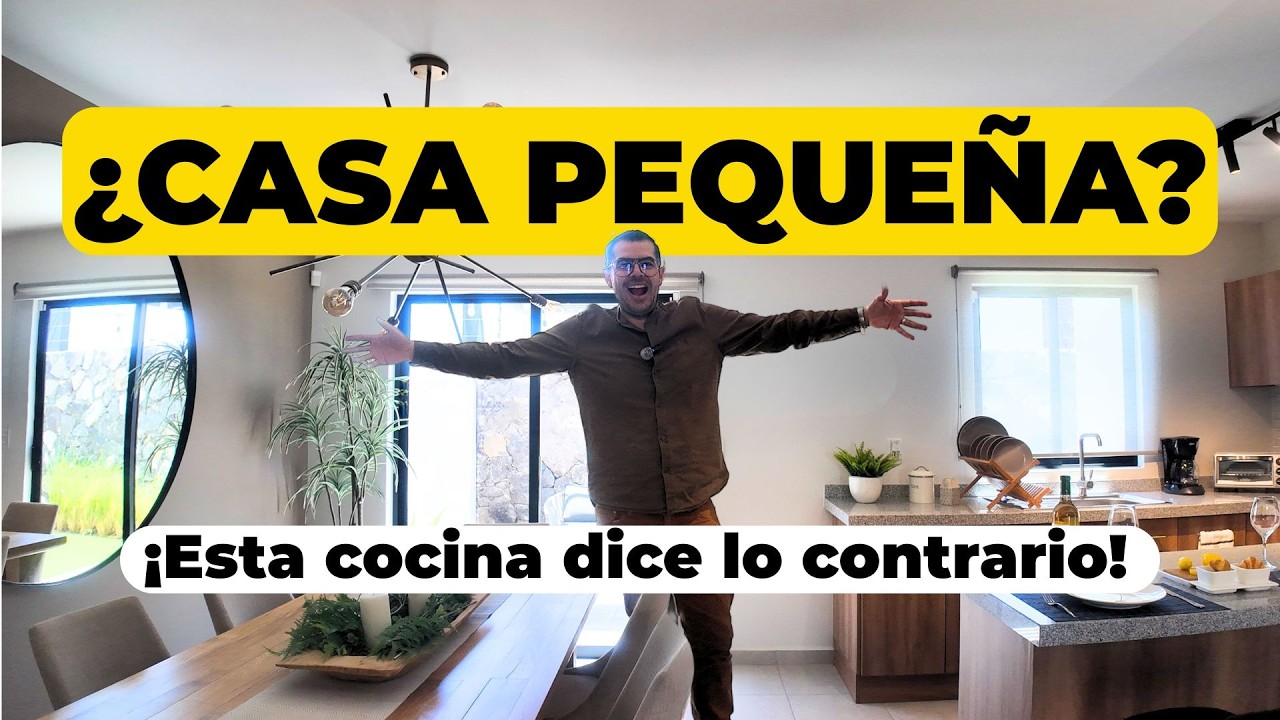 CASA PEQUEÑA con COCINA ENORME 🏠🍳