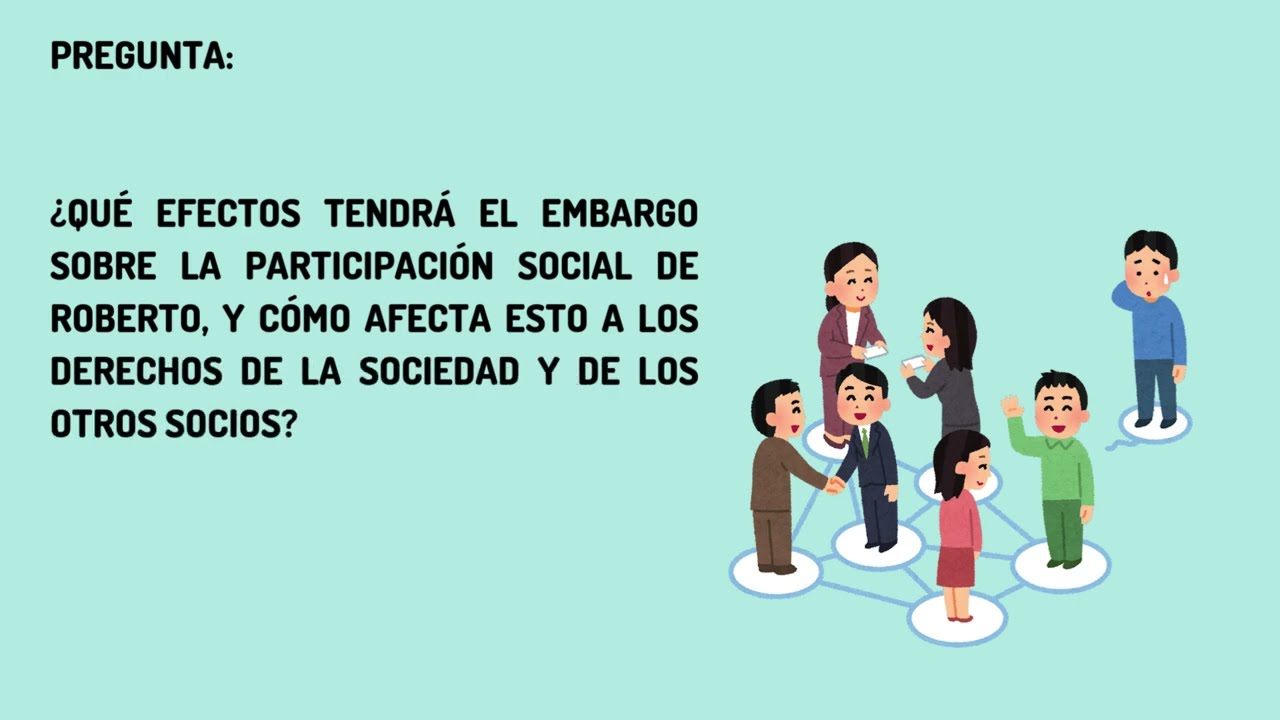 Embargo de participaciones sociales en las Sociedades de Personas