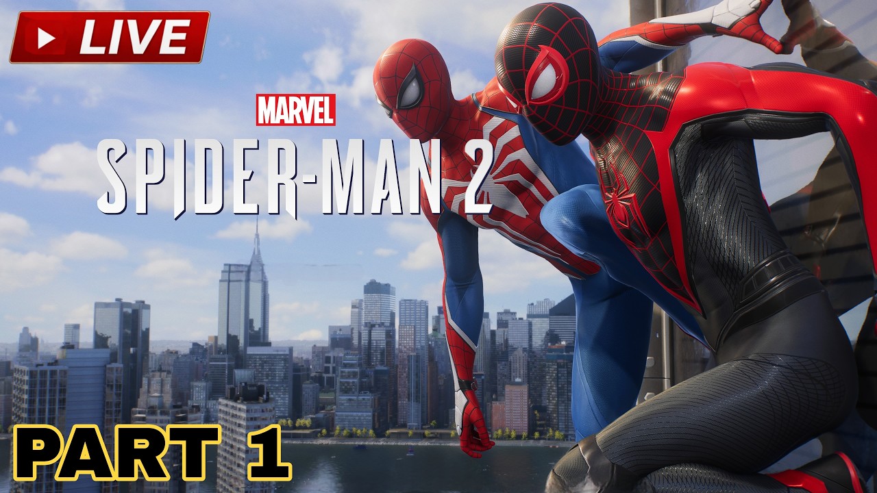 Marvel Spider-Man 2 Live Gameplay | Walkthrough Part 1