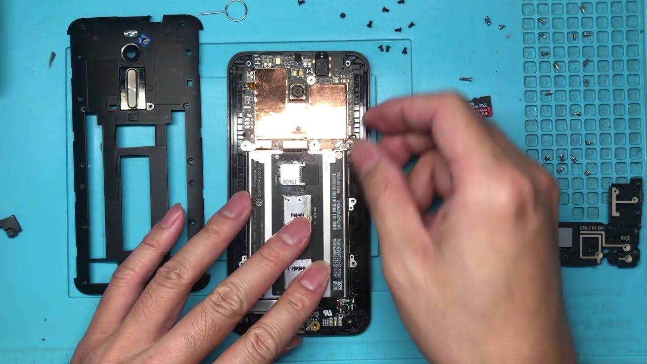 Asus ZenFone 2 ZE551ML Z00AD Replace Battery(ZE551ML 更換電池)