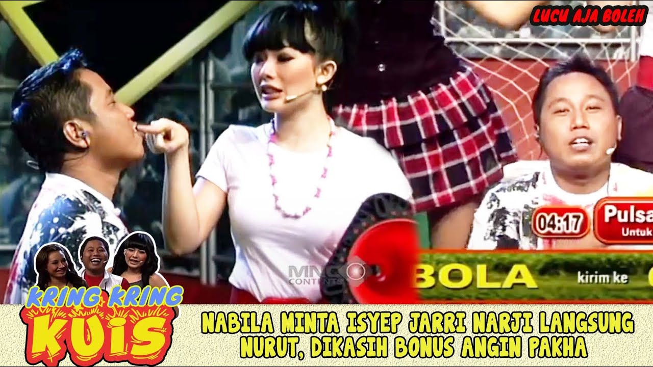 NABILA MINTA ISYEP JARRI NARJI LANGSUNG NURUT, DIKASIH BONUS ANGIN PAKHA  - KUIS KRING KRING