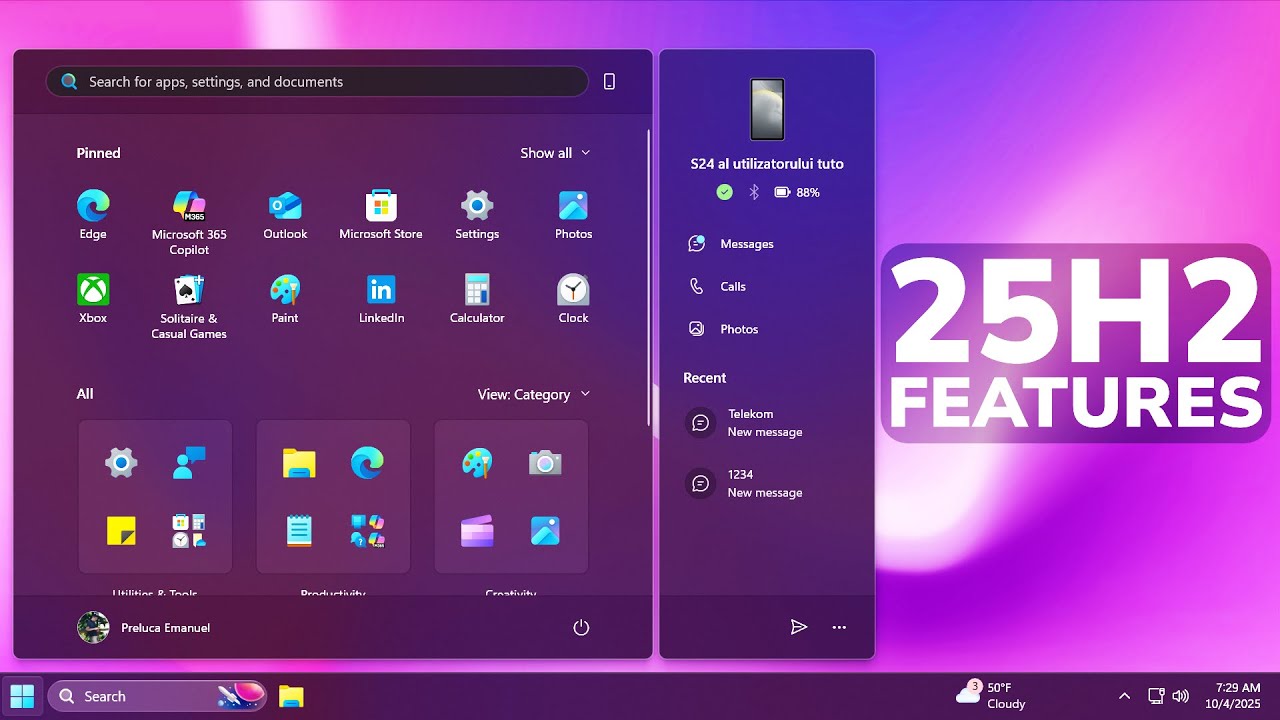Как включить все новые функции в Windows 11 25H2 (официальный релиз)