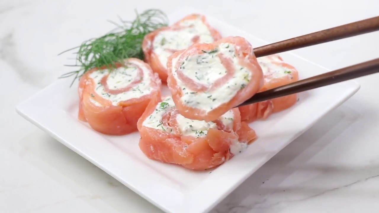 smoked salmon pinwheels