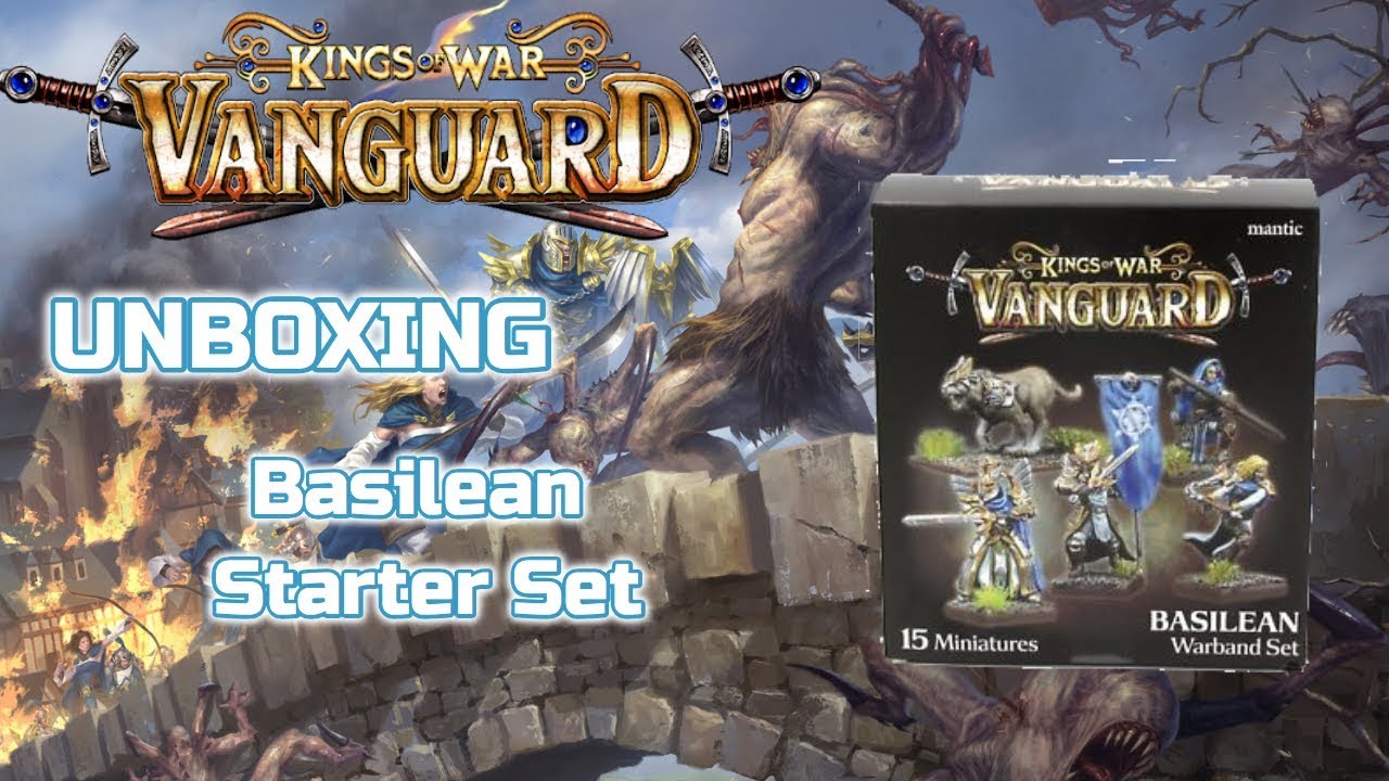 Kings of War Vanguard - Basilean Faction Starter Unboxing
