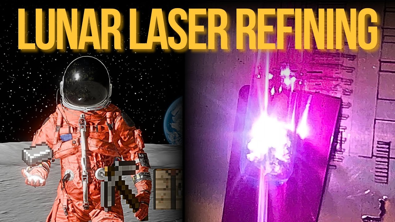 Refining Moon Regolith With Lasers (Part 1)