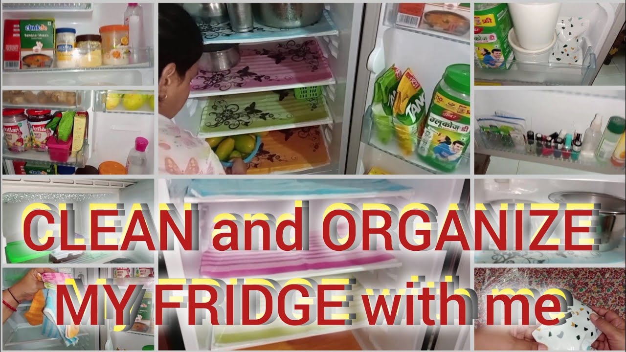 CLEAN and ORGANIZE a FRIDGE with me/BEST fridge ORGANIZATION/EASY care of REFRIGERATOR /ग्रहणी का घर