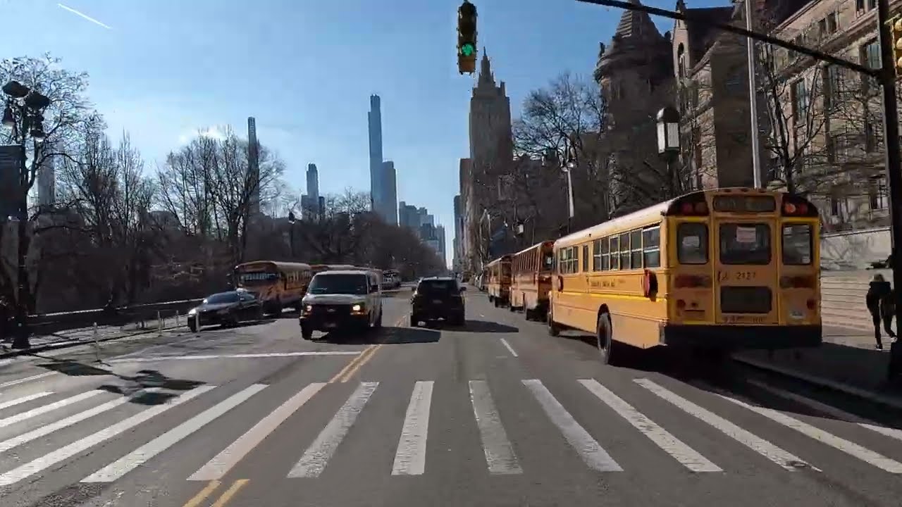 Driving from Harlem to Time Square