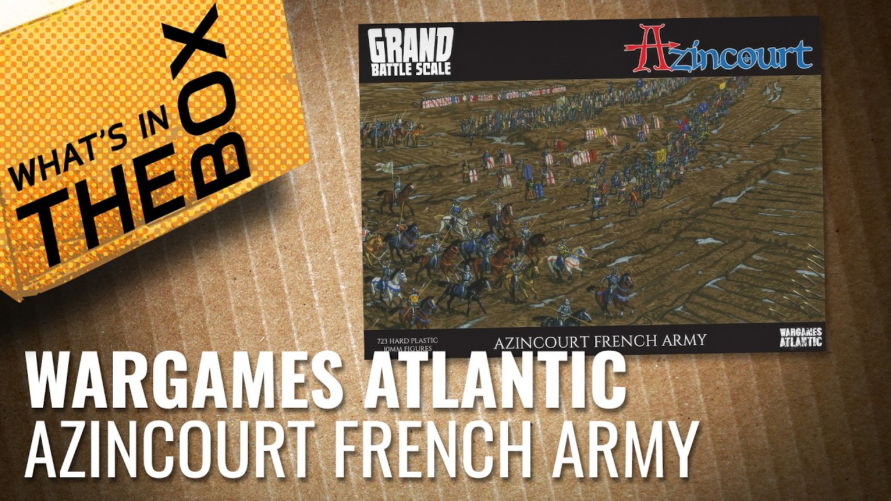 Средневековые миниатюры 10 мм! Обзор французской армии Азенкура | Wargames Atlantic