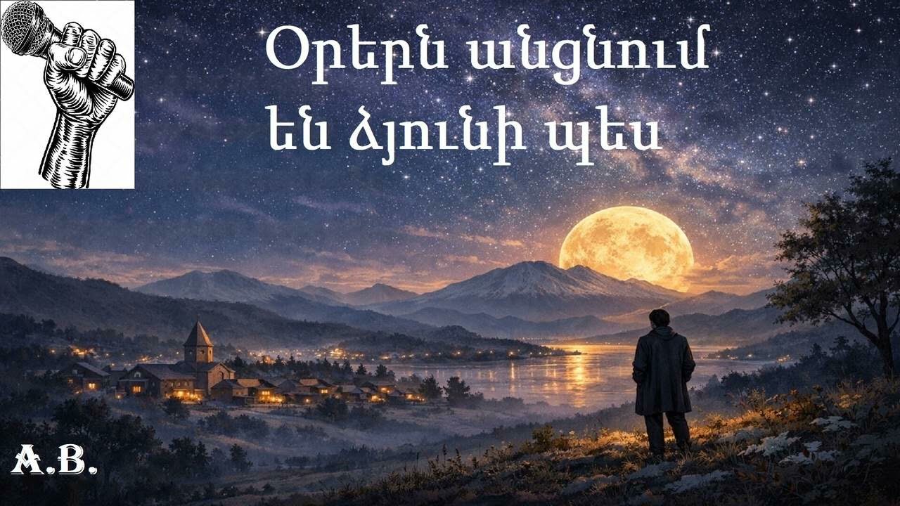Օրերն անցնում են ձյունի պես / Orern ancnum en dzyuni pes  ♥️