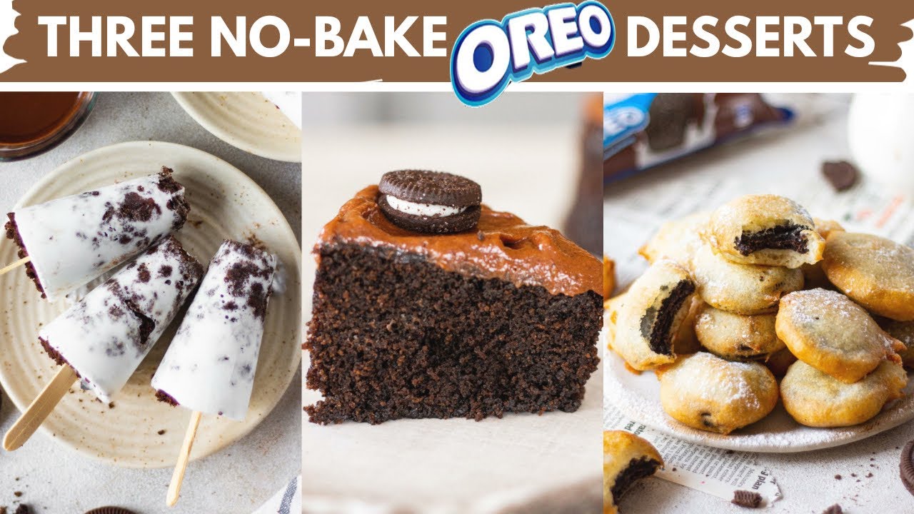 NO BAKE OREO DESSERTS| Testing Viral Oreo Recipes | Tik Tok Trending | 2 Ingredient Oreo Popsicles