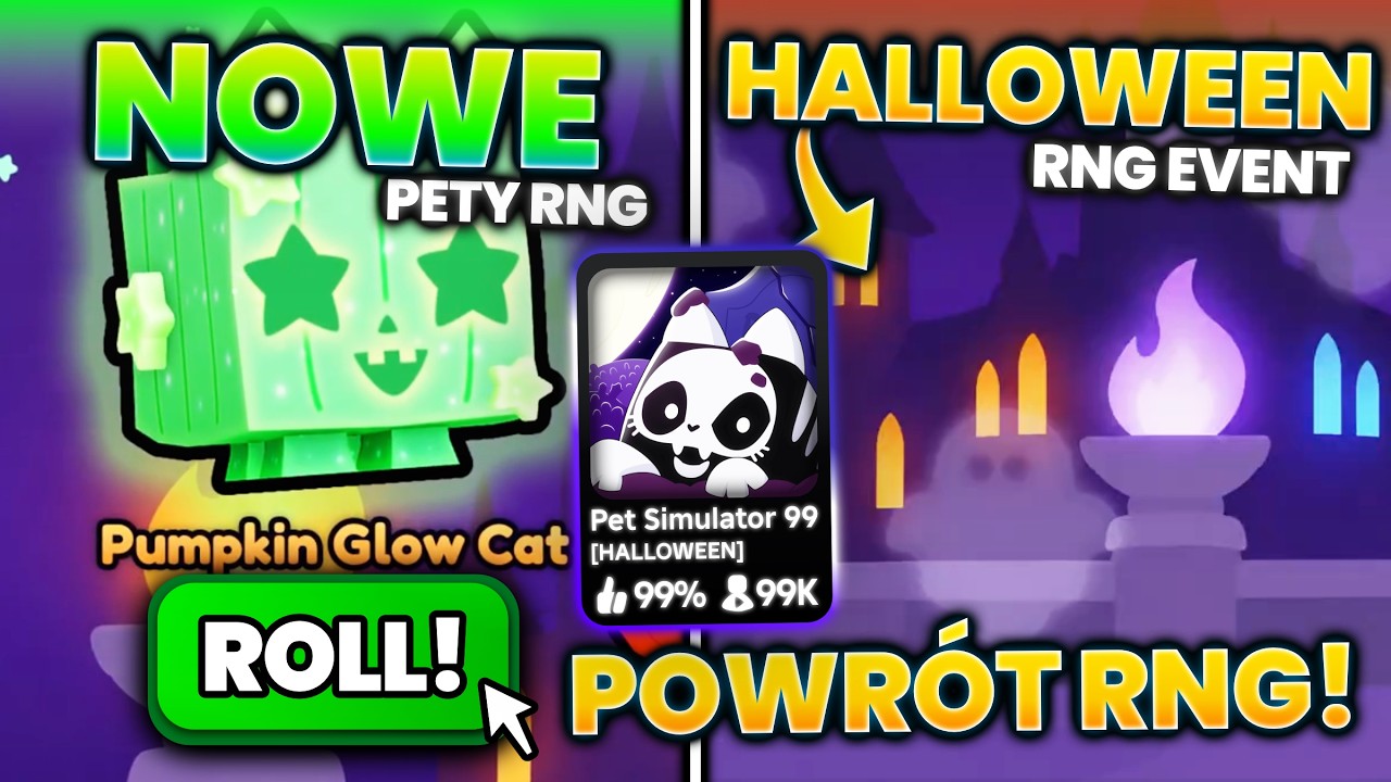 HALLOWEENOWY RNG EVENT JUŻ DZIŚ w PET SIM 99!🎃