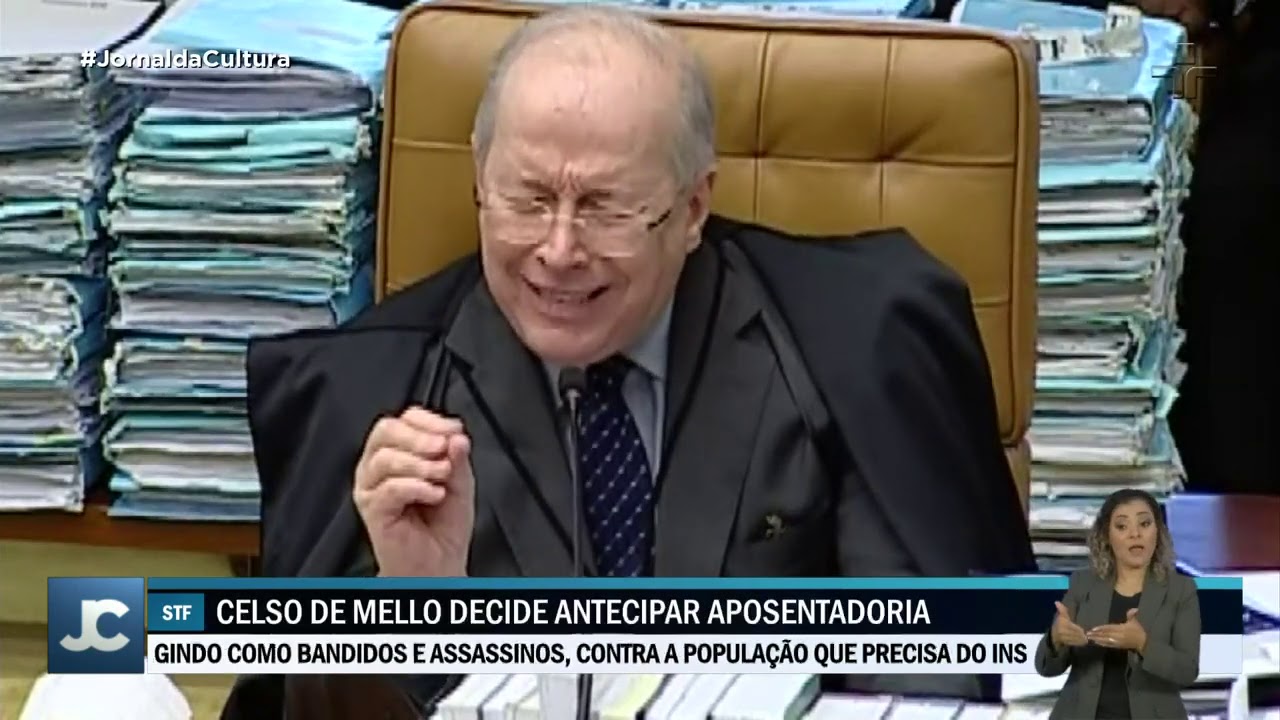 Ministro Celso de Mello antecipa aposentadoria do Supremo Tribunal Federal