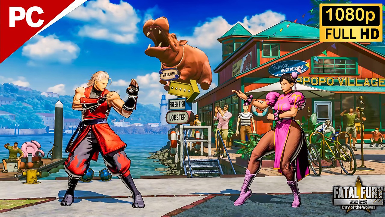 Fatal Fury: Город волков | Энди Богард, Чун-Ли и Прича | Геймплей на ПК