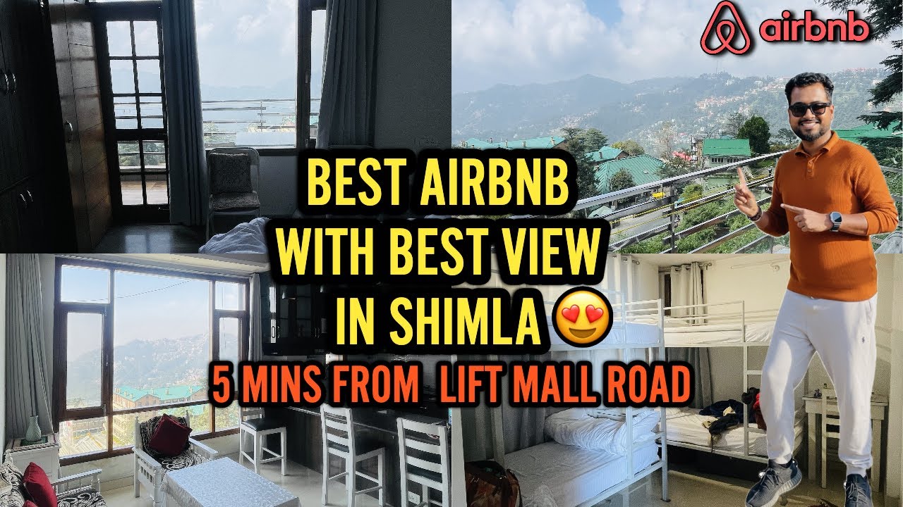 EP9 Living like Locals | Stay in BEST Airbnb Apartment in SHIMLA 😍 View of Shimla BALCONY❤️Mall Road